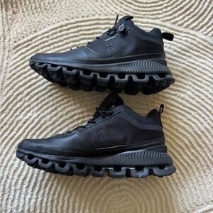 On Running Cloud Waterproof Black Running Sneakers